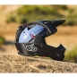 6D ATR-3 MX-Enduro-Helm Solid Schwarz Glnzend