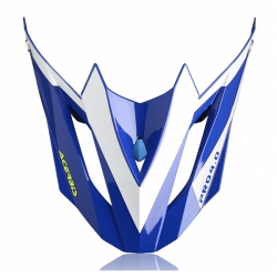 ACERBIS MX- Enduro Helmschild Profile 4 Blau/Gelb