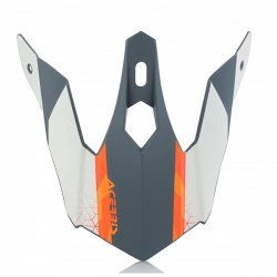 ACERBIS Steel/Eclipse MX- Enduro Youth Helmet Visor Orange/Grey