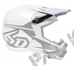 6D ATR-1 MX- Visor S2 Matte White