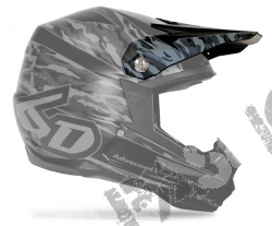 6D ATR-1 MX- Visor Camo Matte Black/Black