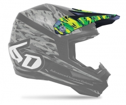 6D ATR-1 MX- Visor Camo Matte Neon