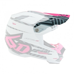 6D ATR-2 MX- Helmschild Havoc Pink/Wei