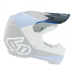 6D ATR-2 MX- Visor Quadrant Blue/Black/Grey