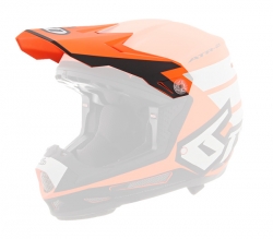 6D ATR-2Y MX- Visor Kids Stripe Orange/White