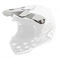 6D ATR-2 MX- Visor Patriot LE White