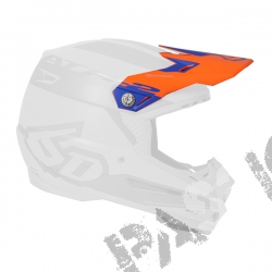 6D ATR-2 MX- Visor Sector Orange/Blue