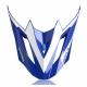 ACERBIS MX- Enduro Helmschild Profile 4 Blau/Gelb
