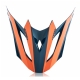 ACERBIS MX- Enduro Helmschild Profile 4 Blau/Orange