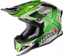 JUST1 MX-Offroad Helm J12 - Design Mister-X - Gruen/Dekor