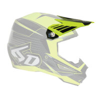 6D ATR-1 MX- Visor Blade Neon Yellow - Size: ONE SIZE