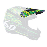 6D ATR-1 MX- Visor Camo Matte Neon - Size: ONE SIZE
