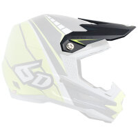 6D ATR-1 MX- Visor Edge Neon Citrus/Grey - Size: ONE SIZE