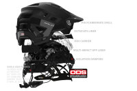 6D ATB-2T Ascent MTB/Trail Helm - Schwarz