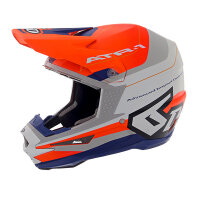 6D ATR-1 MX Enduro Helm Pace Matt - Orange/Blau