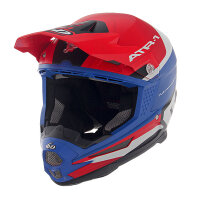 6D ATR-1 MX Enduro Helm Pace Matt - Rot/Weiß/Blau